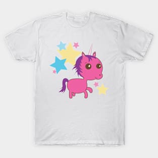 Pink Trippin' Sparkles Unicorn T-Shirt